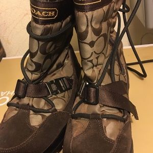 Botas coach 7-1/2 para mujer (woman boots 7coach)